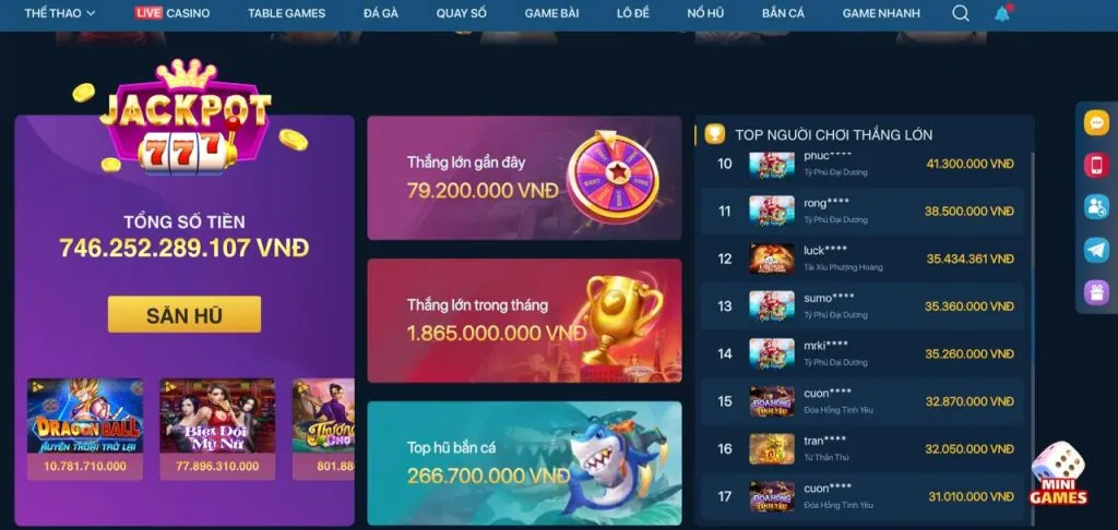 Các tính năng game debet2 trên ứng dụng